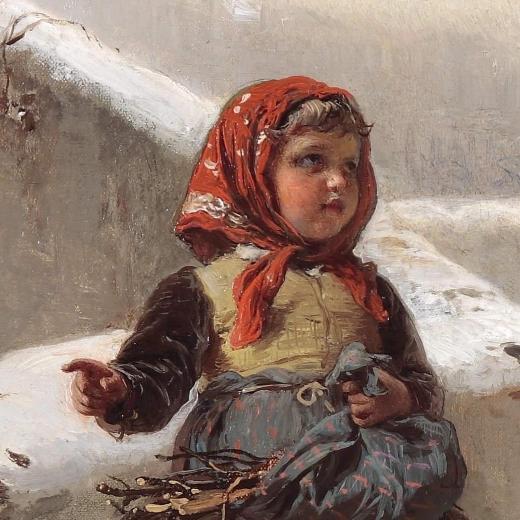 Il venditore ambulante - dettaglio